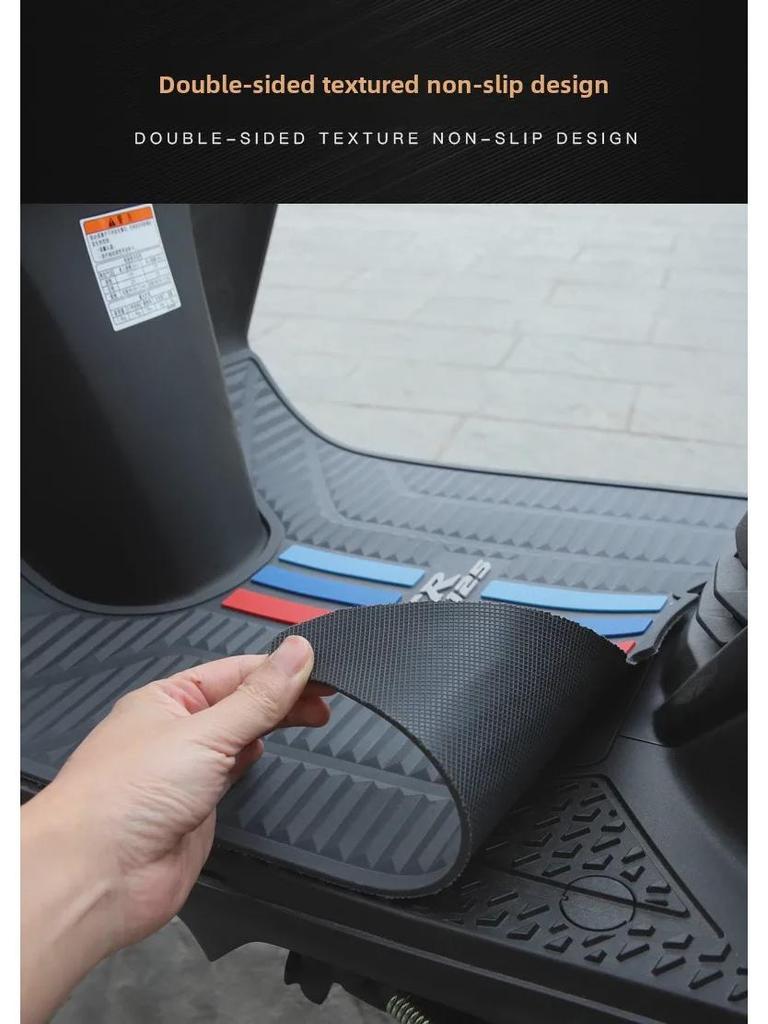 Gummi-Pedalauflage für Haojue City Eagle AFR125 HJ125T-27 Motorrad