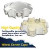 G-PLUS Kołpaki na środek koła Kompatybilne z 03-07 Toyota Tundra Sequoia Zamienny kołpak na piastę Zestaw 4 szt., Srebrny