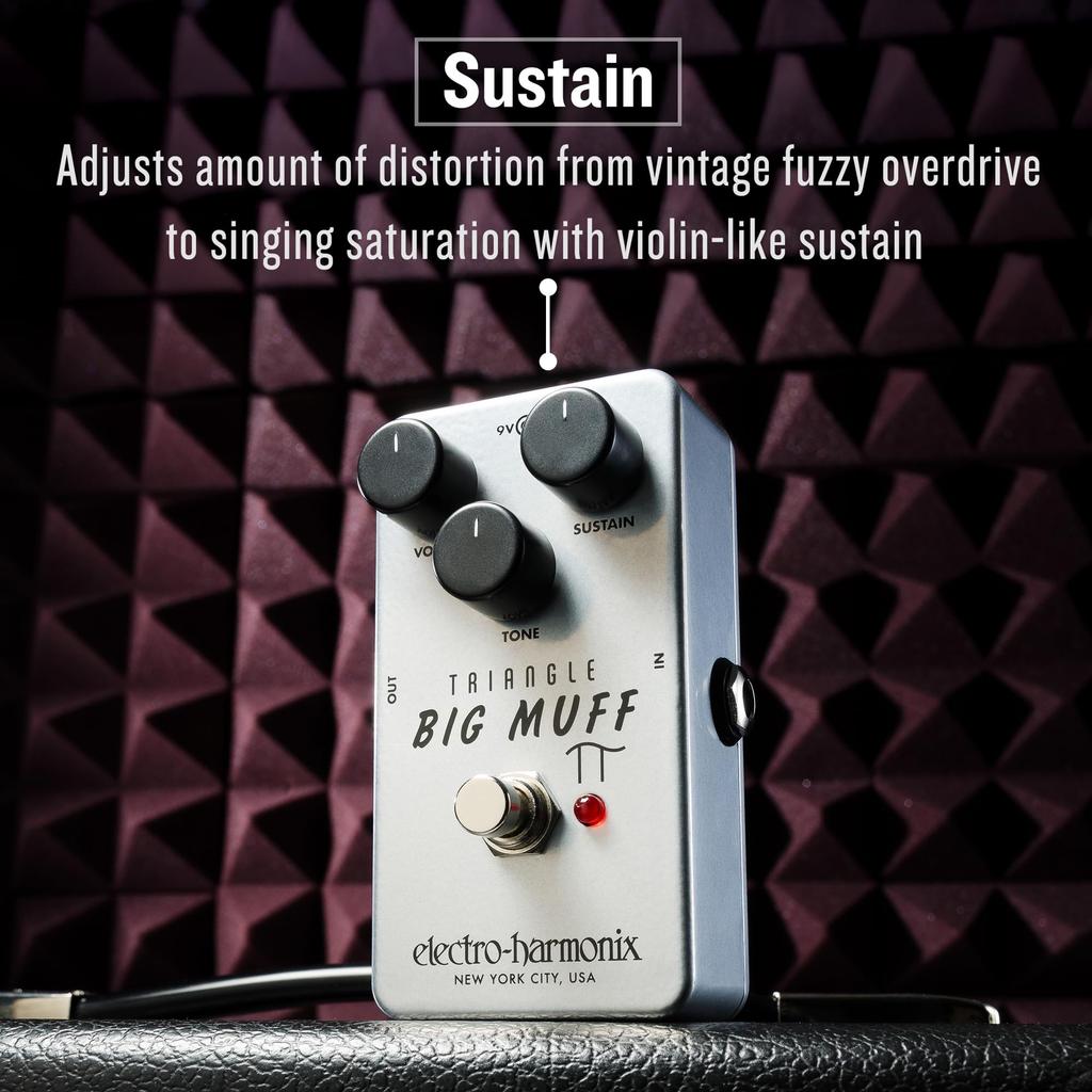 Big Muff Pi Distortion Fuzz Electro-Harmonix/Triangle Distortion/Sustainer