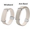 Nylon Fitness Tracker Strap Adjustable Bicep Band for Google Fitbit Air for Men Women