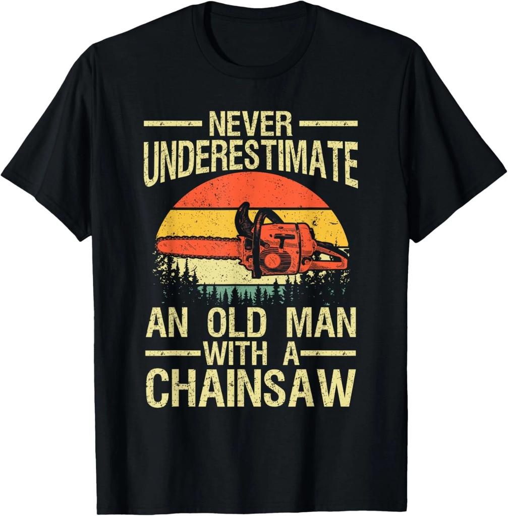 Funny Lumberjack Art Men Dad Chainsaw Arborist Wood Logger Gift Unisex T-Shirt