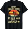 Lustige Holzfäller Kunst Männer Papa Kettensäge Baumpfleger Holzfäller Geschenk Unisex T-Shirt