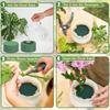 Round Floral Foam Blocks DIY Absorbent Floral Foam Brick Wet Dry Florist Sponge Bricks Garden Flower Mud Absorb Water Foam Block