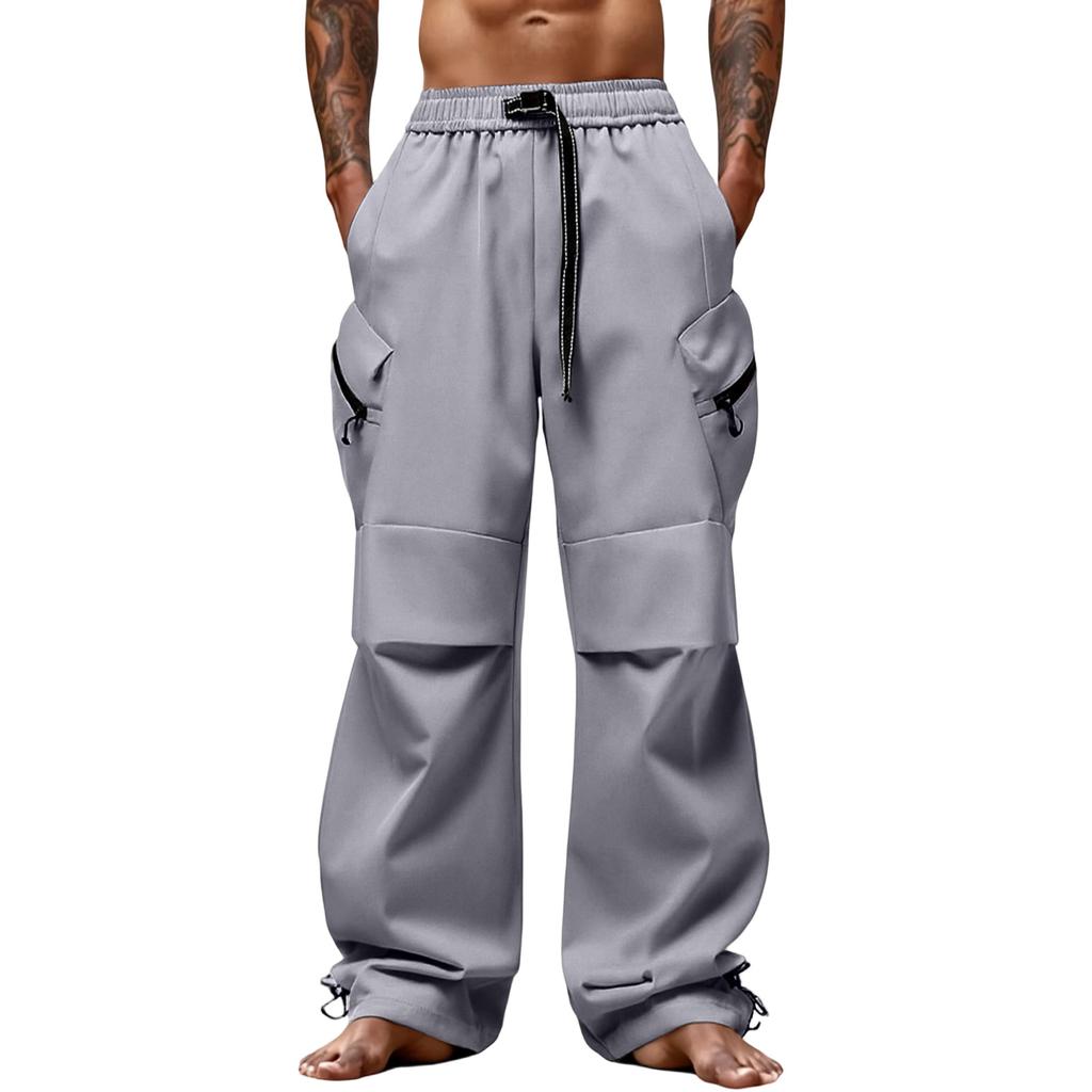 Men's  Outdoor  Sports  Loose  Big  Pocket  Workwear  Trousers