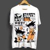 Dragon Ball Seven Dragon Ball Sun Wukong Joint Japanese Retro Large Direct Injection Fashion T-Shirt Daily Retro Letter