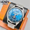 Used [Extremely Good Condition] HENRY LONDON Moon Phase Pointer Date Monday Sunday
