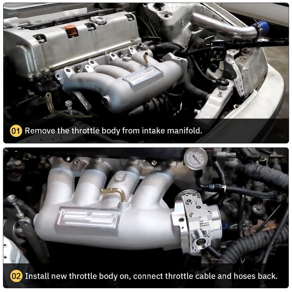 70MM Alloy Throttle Body & Valve for Honda K20/K20A