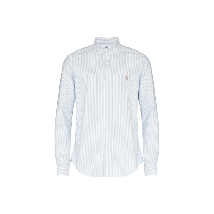 Polo Ralph Lauren Pony Embroidered Pinstriped Shirt 710549084-009