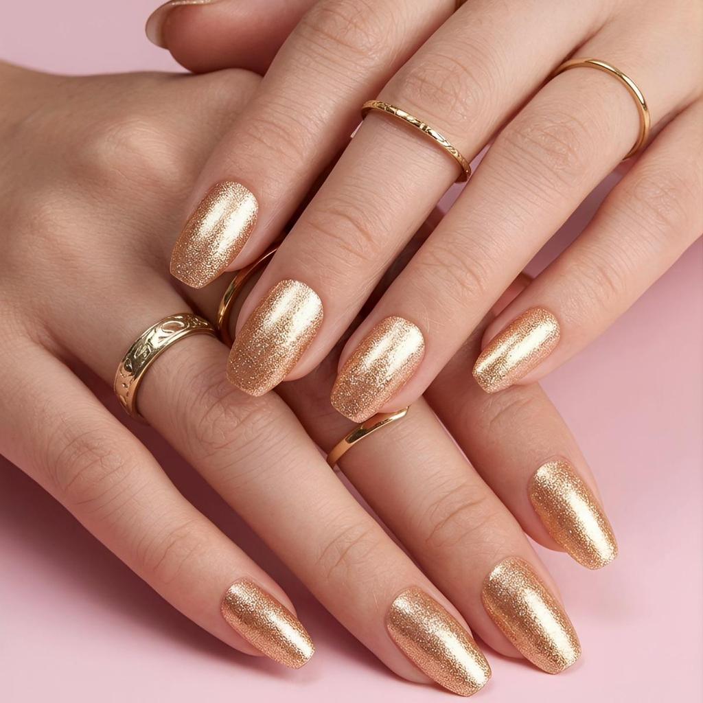 Pegatinas Desmontables para Uñas Estilo Europeo y Americano - Uñas Postizas Simples y Llevables