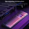 QianXingZhe V108 Silent Bluetooth Keyboard for Girls: Mechanical Feel, Three Modes for Office, Gaming, and Esports.