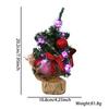 Mini Delightful Christmas Tree With Radiant Led Lights For Beautiful Festive Home Design