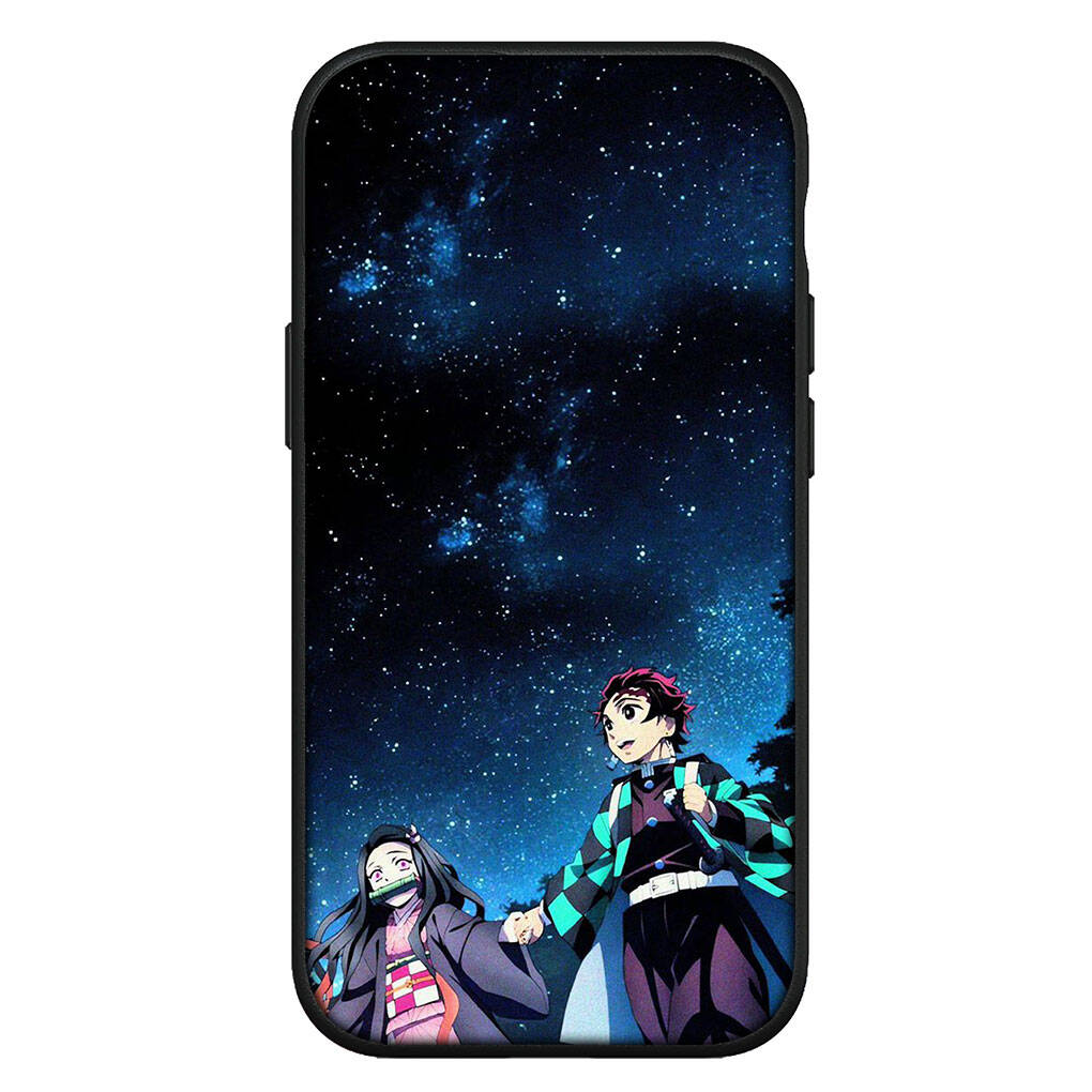 for Motorola Moto Edge 70 60 50 G54 G86 Samsung Galaxy S25 iPhone 17 16 15 Redmi Note 14 13 Pro Max Phone Case Demon Slayer Tanjirou Agatsuma Zenitsu