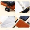 Wallet Storage Saving Money Binder PU Leather Account Book Planner Organizer  New Year's Gift