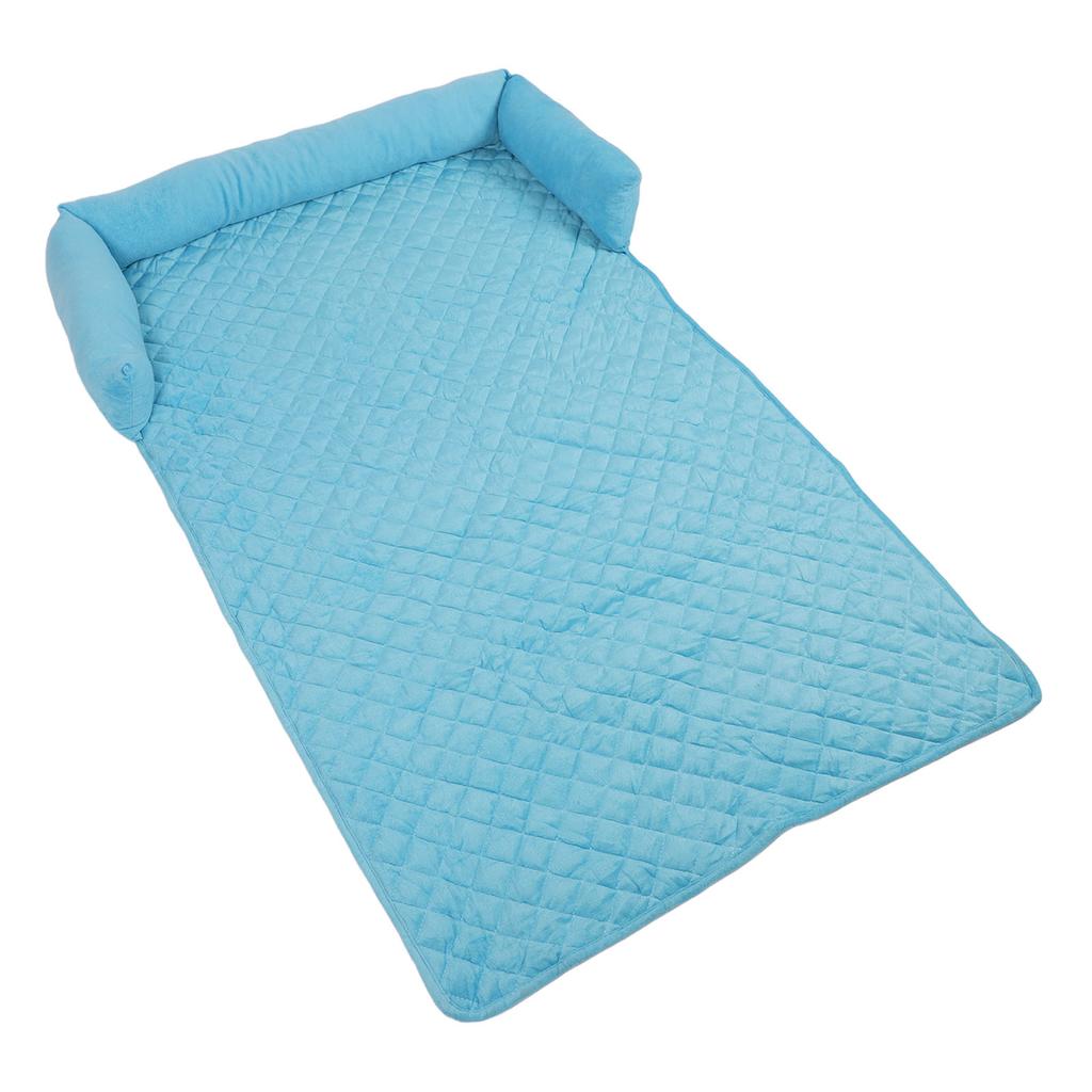 Dog Couch Bed Soft Short Plush Cotton Filling Nonslip Bottom Washable Dog Bed Sofa Protector Pet Sofa Mat for Home