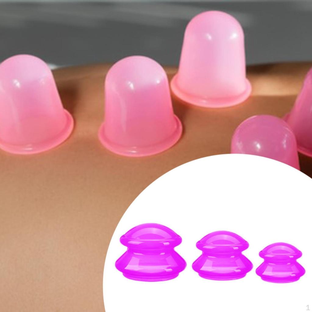 3 sztuki baniek do masażu antycellulitowego, chińskie bańki, profesjonalne bańki próżniowe do ciała i nóg