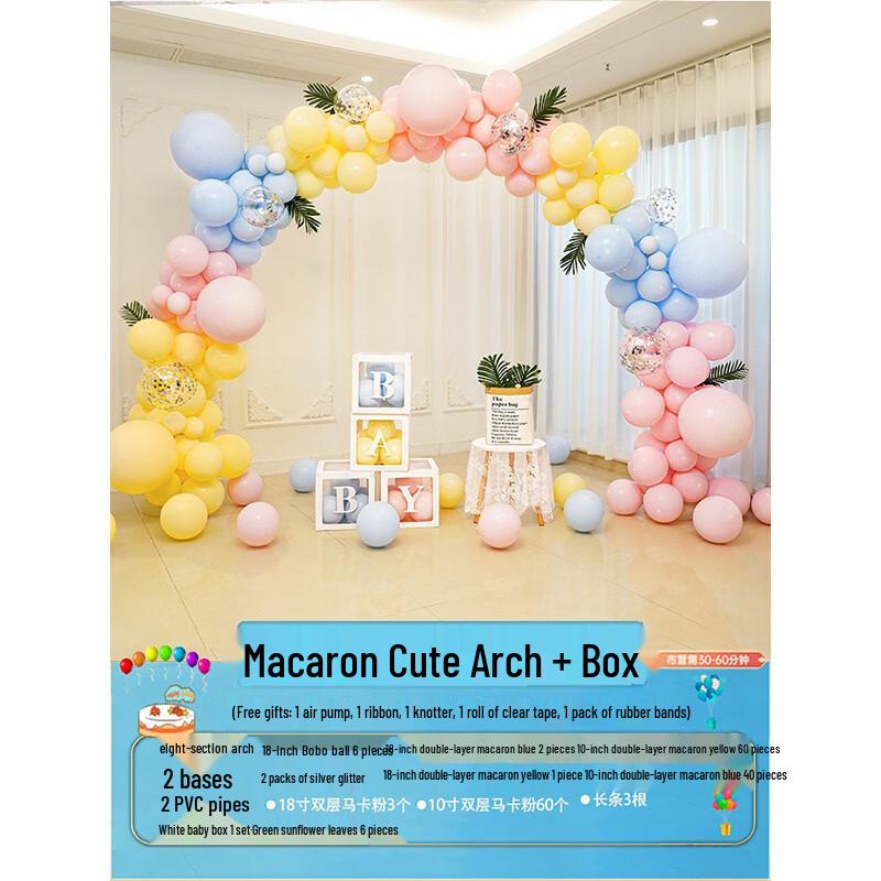 Macaron Balloon Arch Kit