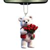 Acrylic Decoration Car Valentines Day Elegant Style Vehicle Interior Ornament