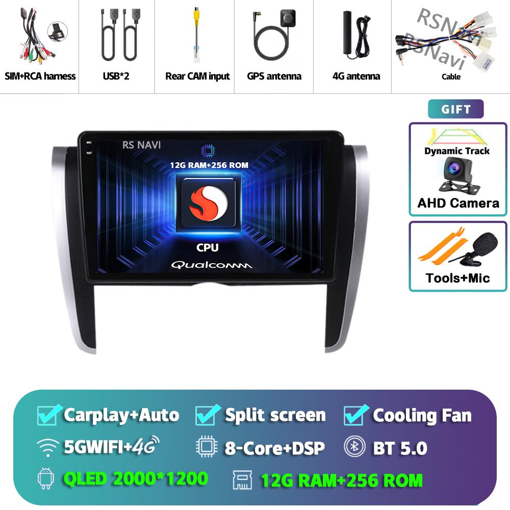 Android 14 Carplay Auto For Toyota Allion 2007 - 2020 Car Radio 4G+WIFI Player Multimedia Stereo Navigation Video GPS Head Unit