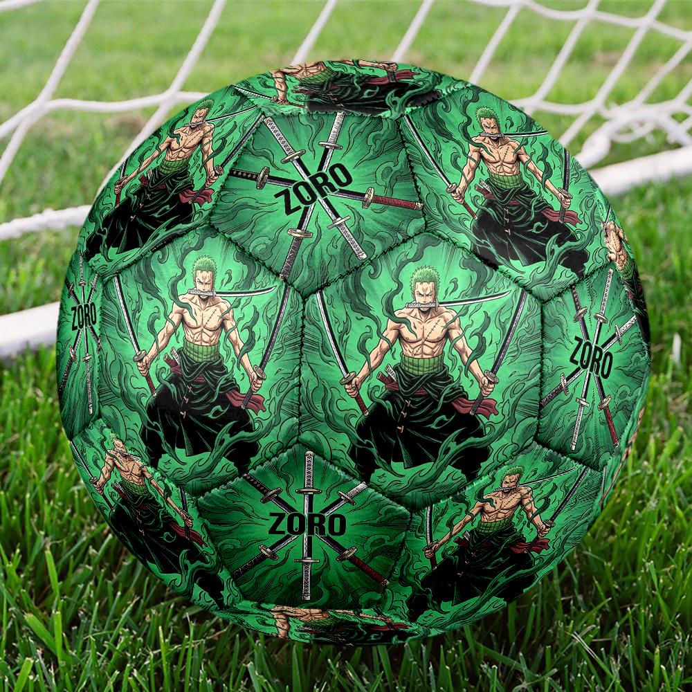 1pc One Piece Football Soccer Ball Size 5 Indoor Soccer Ball Fashion Colorful  Backyard Game -Great For Sports Fans Gift HE25