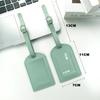 Travel Luggage Tag for Women Men Suitcase Identifier Label Baggage PU Leather Boarding Bag Tag ID Address Holder Accessorie