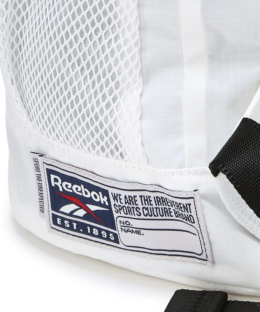 Reebok Mesh Pocket String Backpack - White