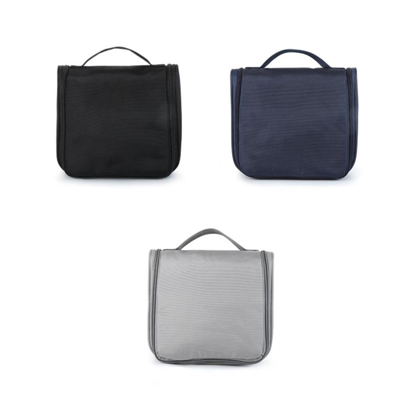 Portable Toiletry Washbag with Hanging Hook Waterproof Women Bathroom Cosmetic Storage Bag Large Capacity Travel Men Makeup Case