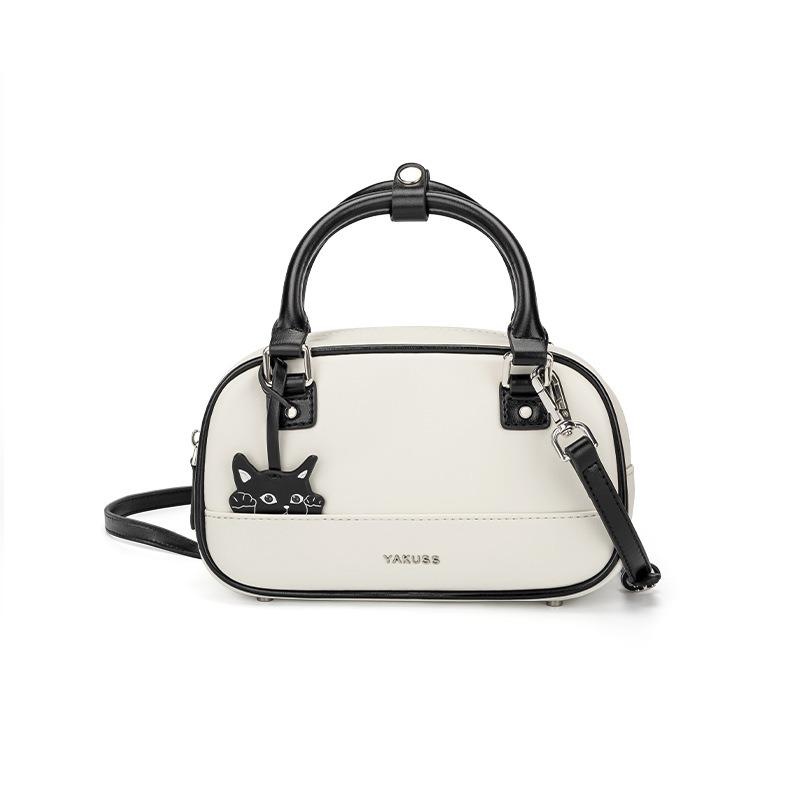 

Сумка-подушка Женская сумка для боулинга Сумка через плечо белый