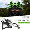 Motorcycle Modification Parts License Plate Holder Integrated Signal Light Short Tail License Plate Holder LED FOR ZX 10R 2023-