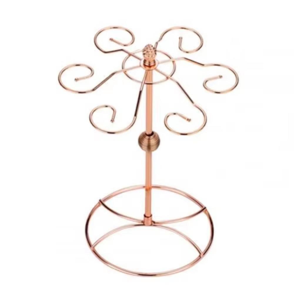 Quick Drainage Goblet Holder 6 Hooks Drinking Glasses Display Stand  Bar Storage