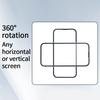Magnetic Base Phone Mount Bracket Universal for Most Mobile Phone Rotating Aluminum Stand Holder for GYM Metal Surfaces