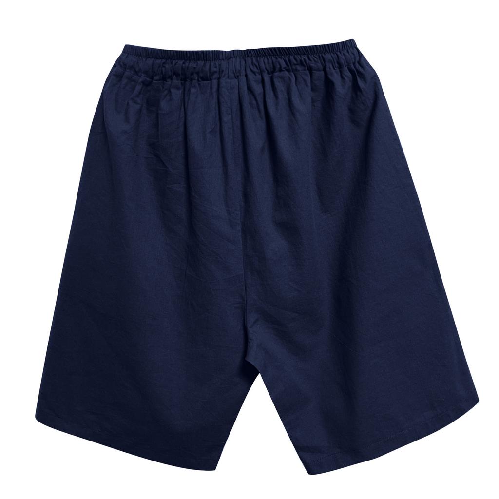 Men Summer Fashion Casual Solid  Basic Loose Quick-drying Shorts Beach Pants