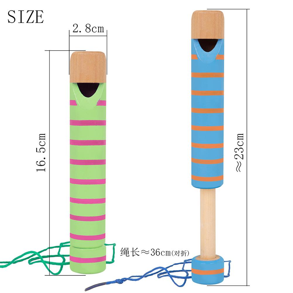 Portable High-quality Pull Wooden Flute Orff Instrument Children Birthday Gift Educational Toys Early Musical Instrument