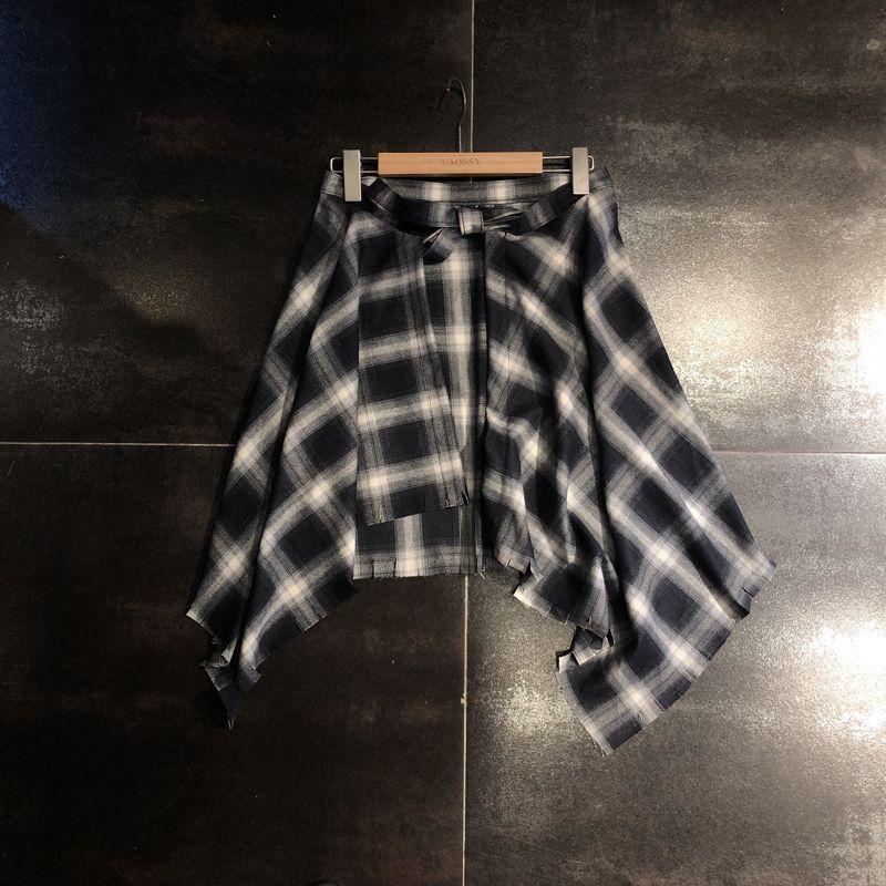 Versatile Retro Plaid Waist Wrap for Street Dance and JK Style