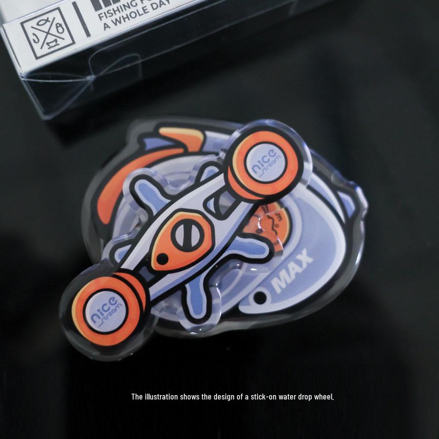 Fishing Boy Rotating Magnetic Phone Holder Lure Reel Style