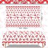 4Pcs Crawfish Tablecloth Birthday Party White and Red Crawfish Table Covers 51 x 86 Rectangle Lobster Table Cloth for Birthday Party Baby Shower
