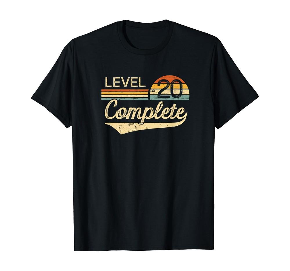 Level 20 Complete - 20 year Wedding Anniversary Gift Him Her T-Shirt Unisex T-Shirt