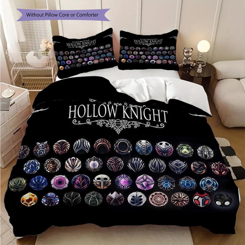 Hollow Knight Journey Through Underworld Bedding 1 Duvet Cover 2 Pillowcase Without Core Bedding Set Duvet Cover And Pillowcase