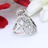 Ladies Butterfly Shape Crystal Adjustable Rings Jewelry