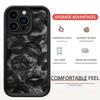Czarny Etui z Stopniami do iPhone 15/16/17 Pro Max z Nadrukiem Szminki na Cały Ekran