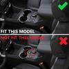 Korlot Carbon Fiber Center Console Cup Holder Knob Button Panel Cover Trim for GMC Terrain 2018-2024
