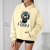 Women's Fashion Casual Long Sleeve Loose  Printed Sweatshirt