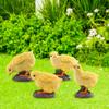 Garden Statue, Chick Sculpture Adorable Animal Figurine Crafts for Courtyard Fairy Landscape