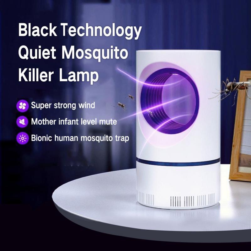 New Household Rechargeable Usb Photocatalysis Inhalation Mosquito Killer Household Mosquito Killer LED Bug Zapper Portable Mosquito Killer