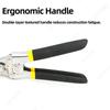 Sheet Metal Hand Seamer Straight Jaw Sheet Metal Bender Tools for Flattening Metal Folding Bending Pliers Hand Tool