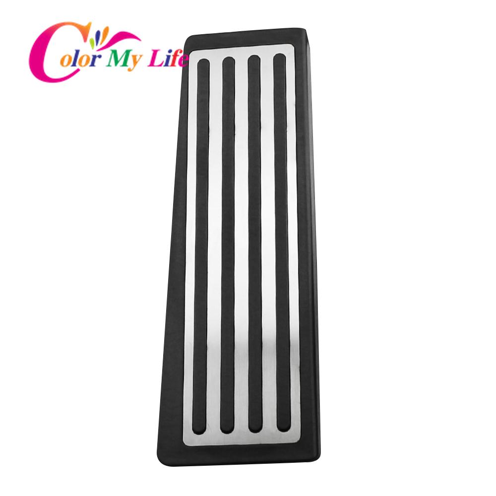 Color My Life Stainless Steel Car Pedals for Volvo S90 S 90 2016-2022 Accelerator Fuel Pedal Brake Foot Rest Pedals