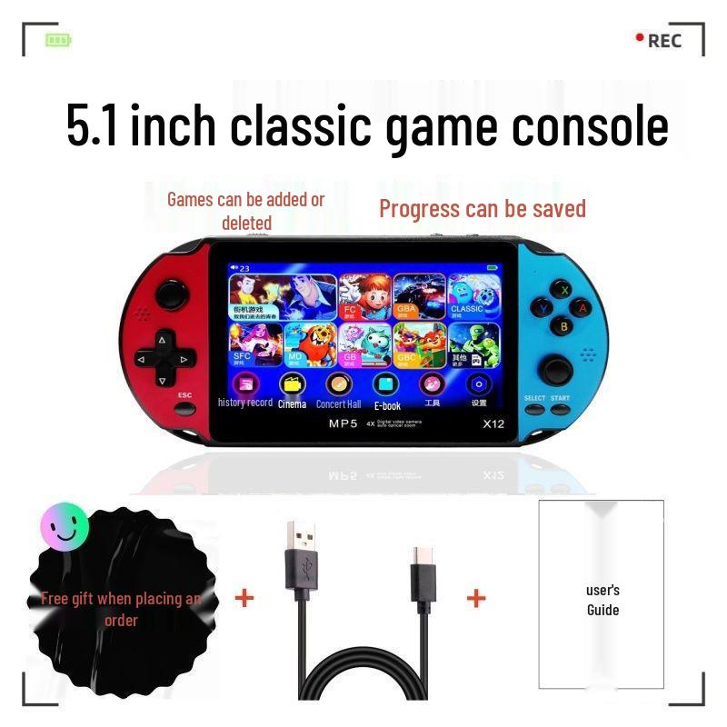 Nostalgic Rechargeable Handheld Game Console with Classic MP5: Three Kingdoms, Journey to the West & Pokemon. Free Shipping Included.