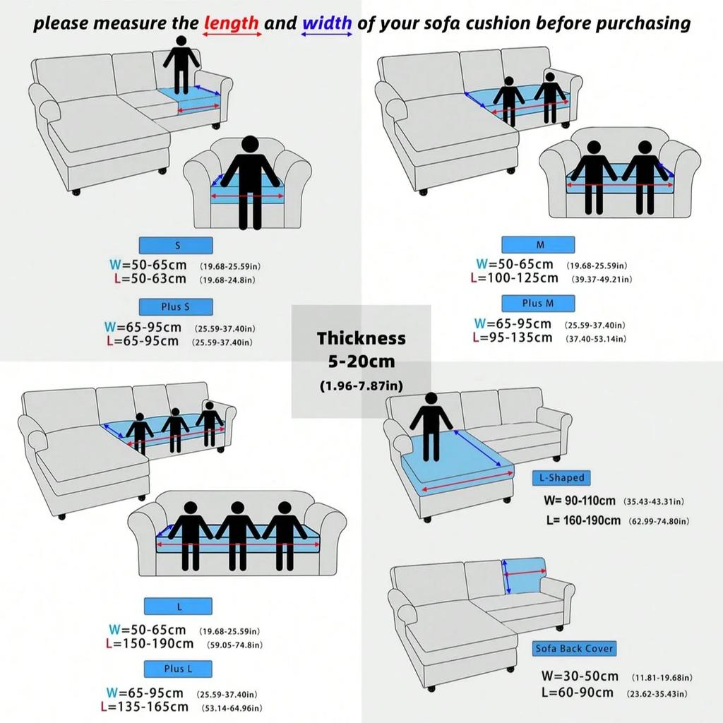 Soffsits Kuddfodral Möbelskydd För Husdjur Barn Stretch Tvättbart Avtagbart Överdrag Sofföverdrag Soffunderlägg