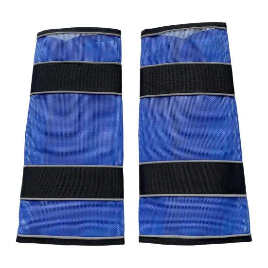 2Pcs Horse Fly Boots Mesh Horse Leg Protectors Universal Horse Leg Wraps Fly Boots for Improved Safety from Fly Bites Reduces Stomping And Leg Fatigue