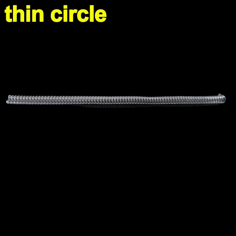 

1/12pcs Transparent Ring Size Reducer Tools Spiral Spring Based Rings Adjust Invisible Tightener Resizing Tool Jewelry Guard