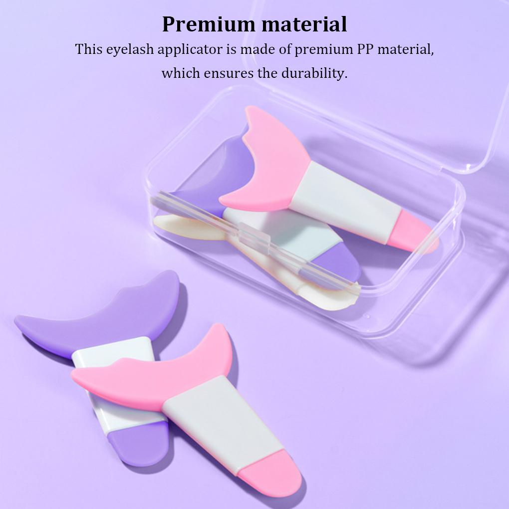2X Mascara Guard Eyelash Applicator Eyeshadow ple for Beginners No Scratches Professional Reusable Auxiliary